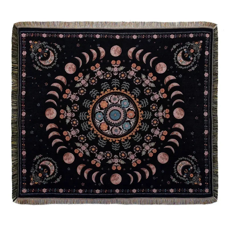 Boho Decorative Throw Blanket - Eyes Eyes Eyes