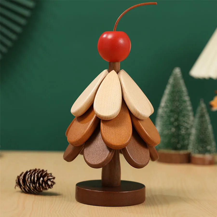 Tree Wooden Trivet Mats – Foldable Heat-Resistant Coasters