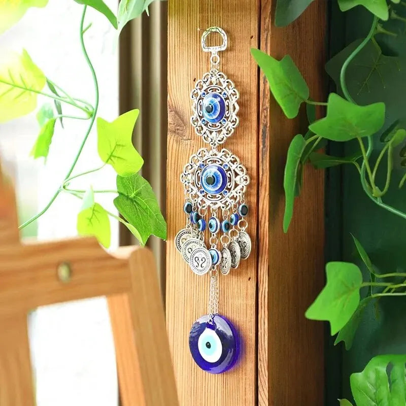Hamsa Hand & Evil Eye Charm – Pendant & Boho Wall Art