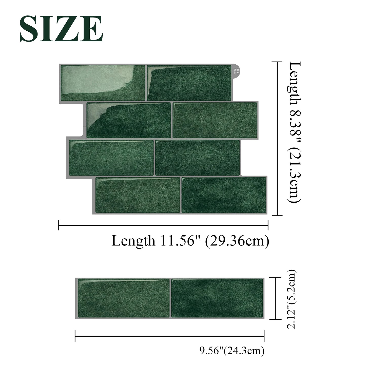 3D Peel and Stick Tile – Waterproof Wall Stickers for Boho Home Decor, Kitchen & Bathroom