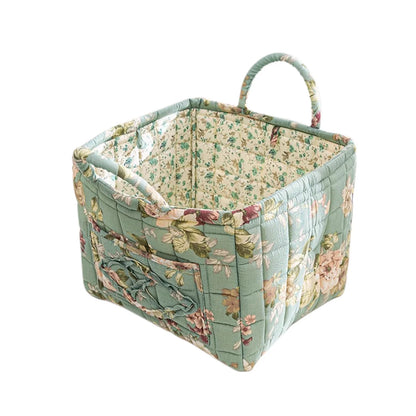 boho home decor, floral fabric storage basket, large laundry hamper, foldable storage bin, fabric organizer basket, boho floral hamper, home organization basket, decorative laundry bin, eco-friendly laundry hamper, housewarming gift