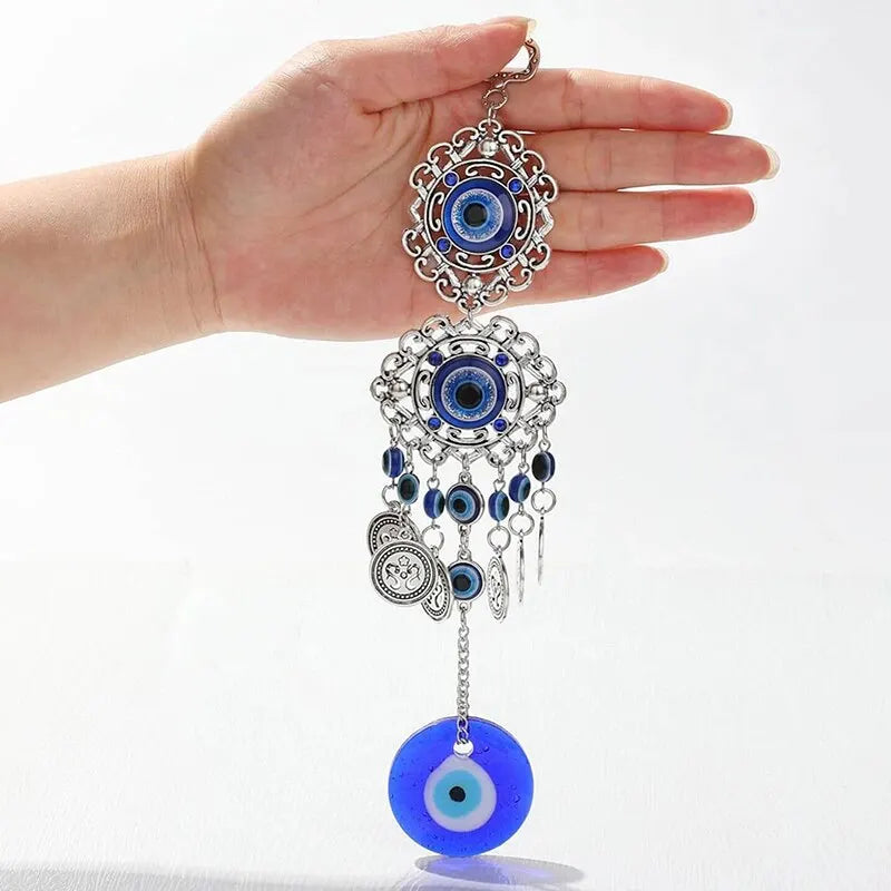 Hamsa Hand & Evil Eye Charm – Pendant & Boho Wall Art