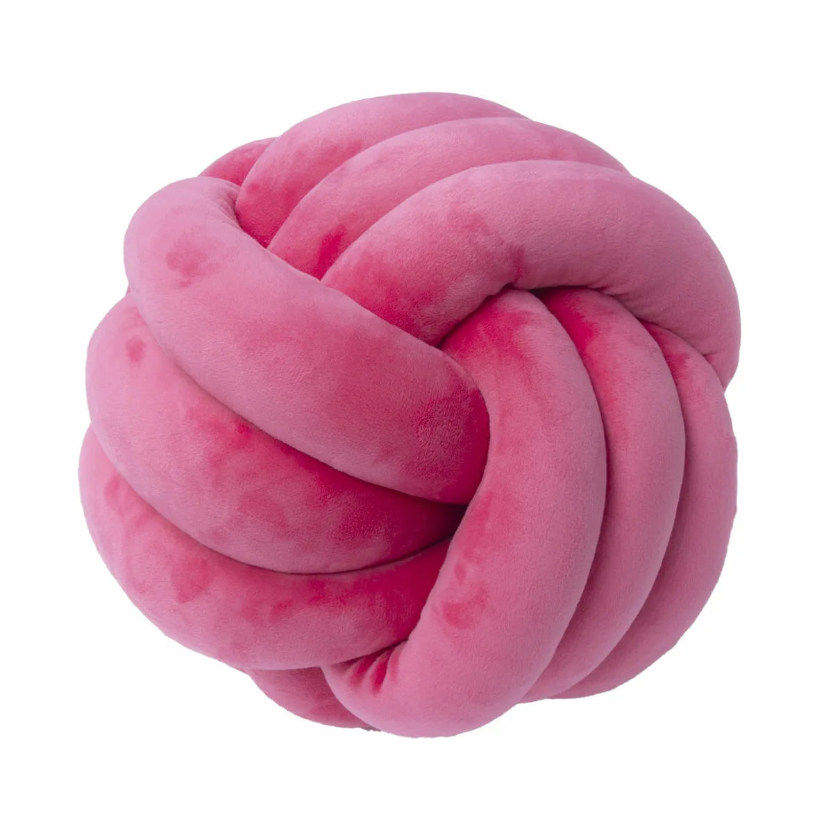 Knot Ball Throw Pillow – Soft Plush Cushion for Kids & Adults Boho Home Decor