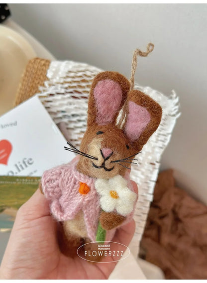 Wool Felt Animal Ornaments