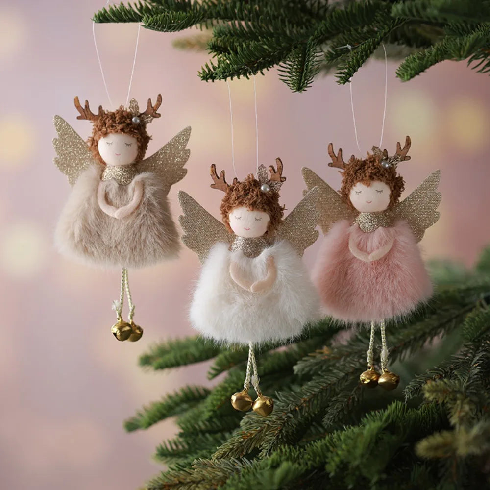 Plush Doll Christmas Ornaments