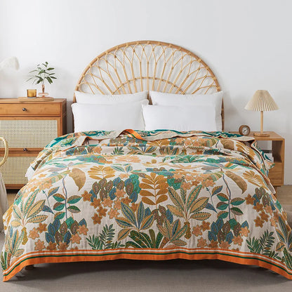 Double-Sided Cotton Lightweight Blanket