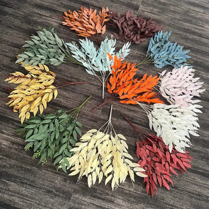 Artificial Silk Willow Branch – Boho Home Decor Faux Greenery