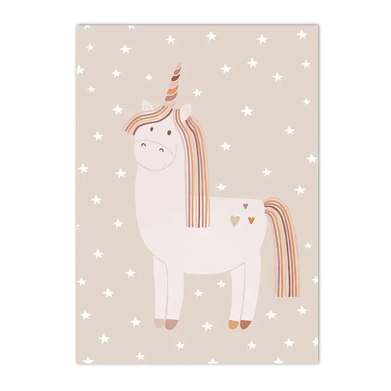 My Boho Home Bohemian Home Decor Wall Art Print Unicorn