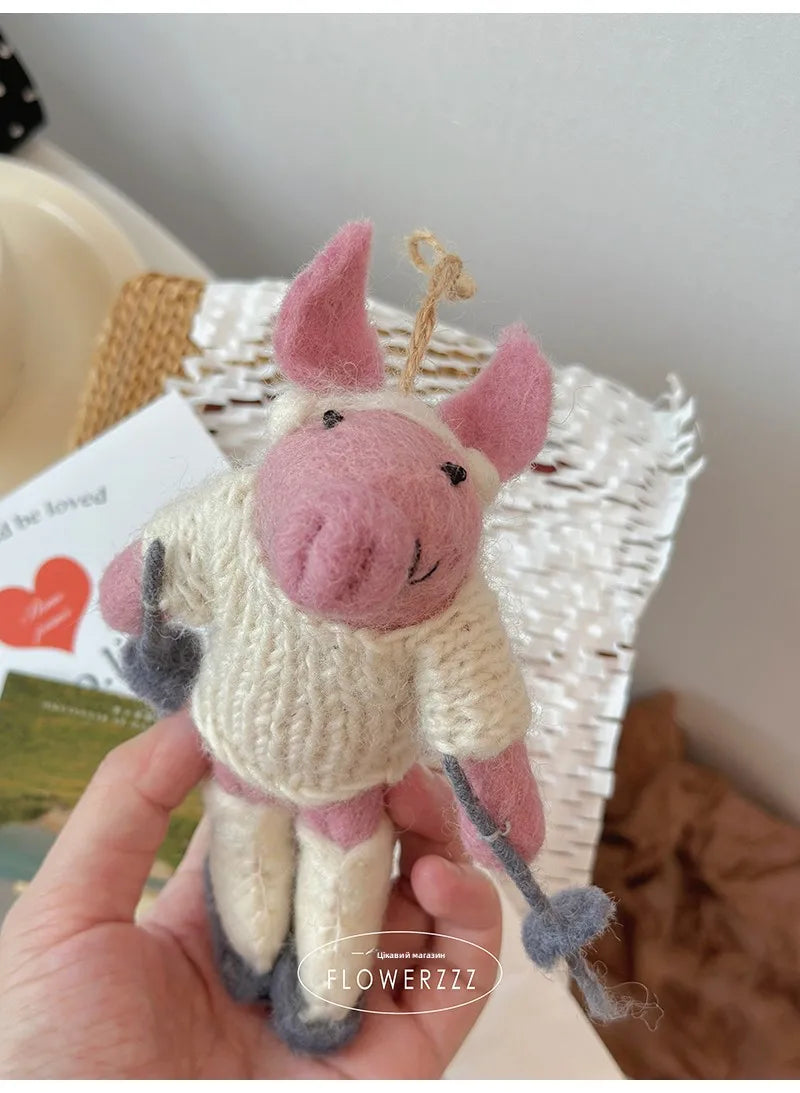 Wool Felt Animal Ornaments