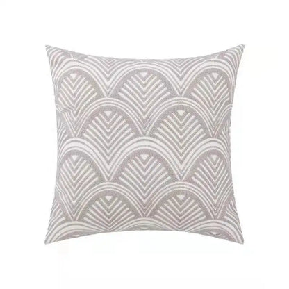 Cozy Embroidered Throw Pillow Cover – Nordic-Inspired Boho Home Decor Accent