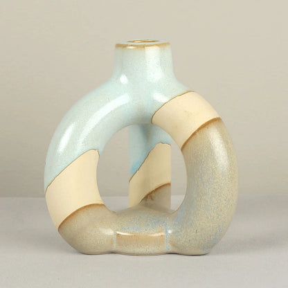 Ceramic Candlestick Nordic Candle Holder Home Decoration Boho Decor Clay Pottery