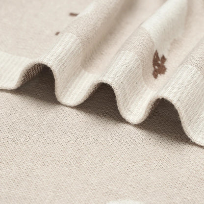 🐑 Cozy Cotton Baby Blanket – Soft & Breathable Knit for Newborns & Toddlers