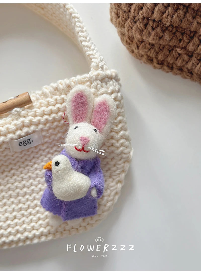 Wool Felt Animal Ornaments