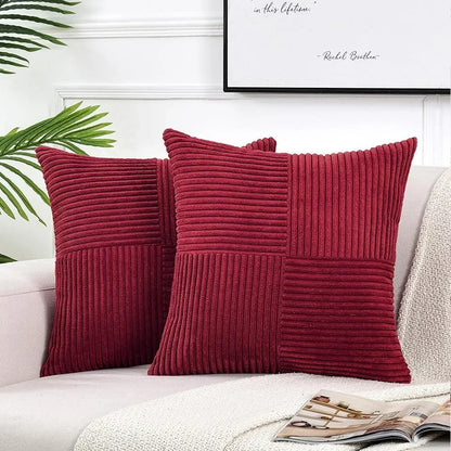 Boho Patchwork Soft Throw Pillow Cover