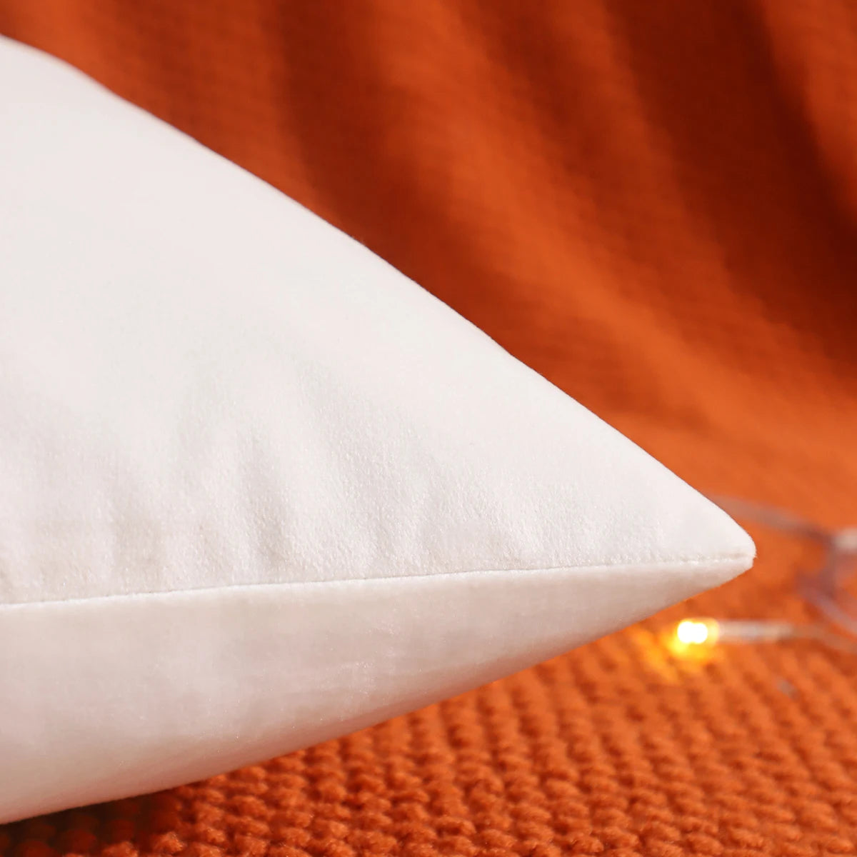 Halloween Pumpkin & Ghost Embroidered Velvet Pillow Cover – Festive Throw Cushion for Sofa, Bed & Home Decor