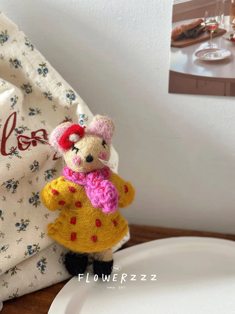 Wool Felt Animal Ornaments