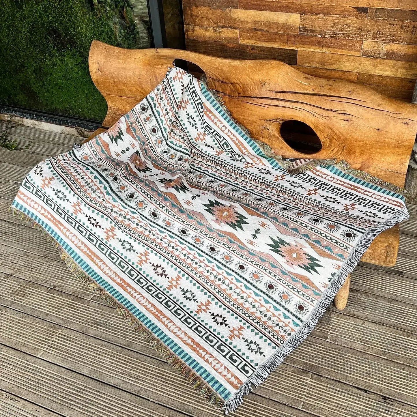 Boho Decorative Throw Blanket - Eyes Eyes Eyes