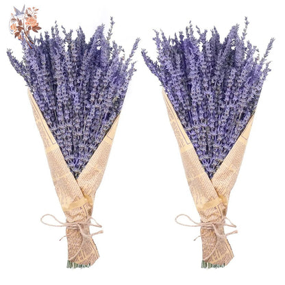 50/100Pcs Natural Dried Lavender Flower Bundles for Wedding Party Decoration Home Decor Aromatherapy DIY Crafts Gifts Photoshoot Props Boho Home