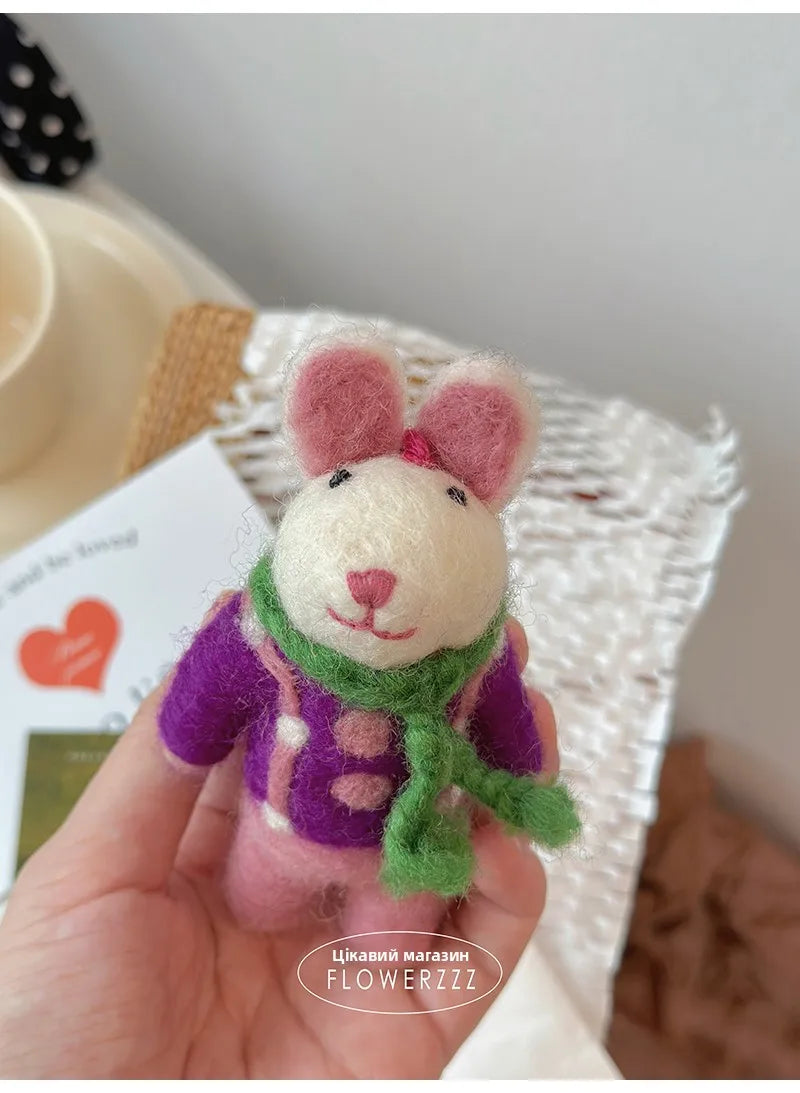 Wool Felt Animal Ornaments