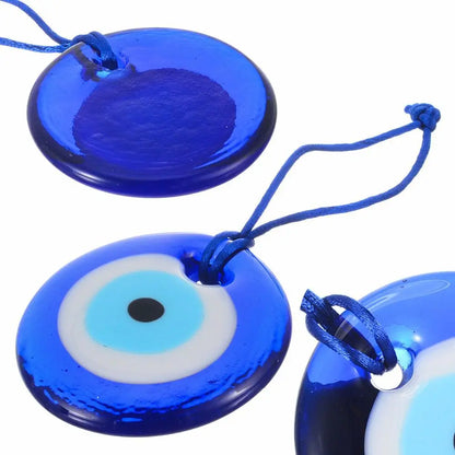 1PC Blue Glass Turkish Greek Evil Eye Charm Pendant Decoration Ornament Car Home Amulet Decor Boho