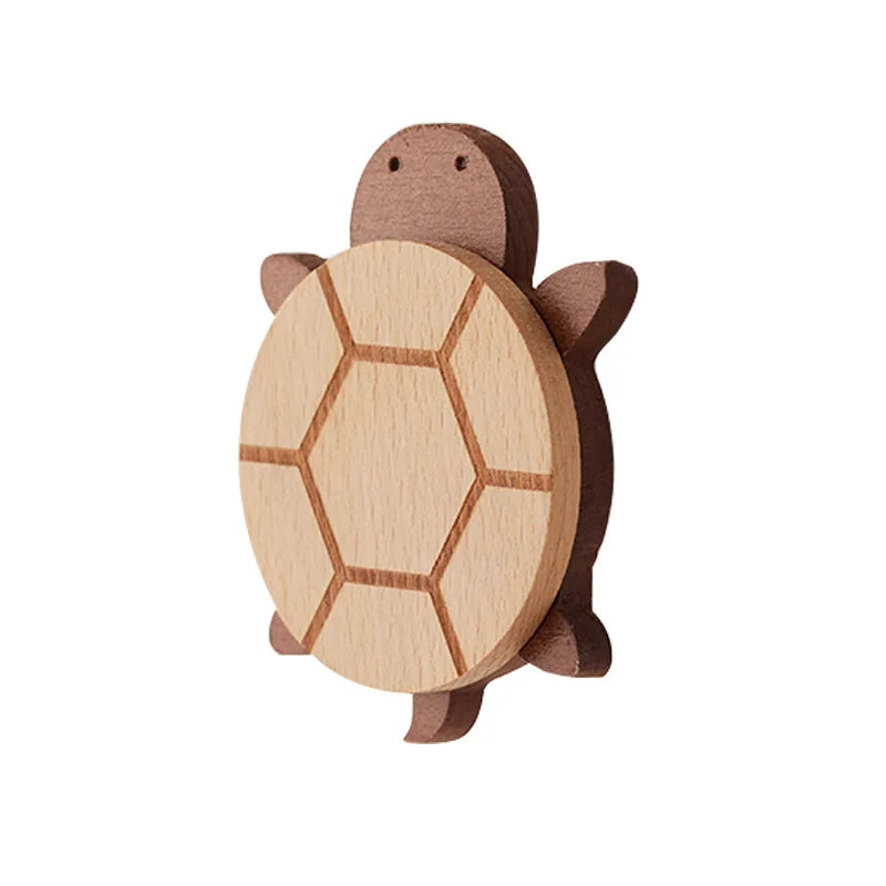 Cute Wooden Animal Wood Wall Hook – Beech Wood Decorative Hanger for Kids Rooms, Entryways, Kitchens & More (1pc)  Giraffe Rabbit Hippo Cat Octopus Lion Cat Dog Elephant Dog Nursery Turtle Mountain Squid Jellyfish Flower Tree