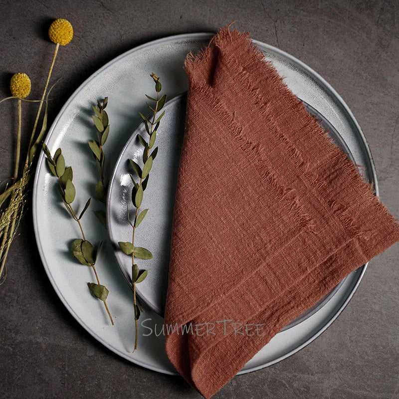 Terracotta Reusable Fabric Cotton Napkin 