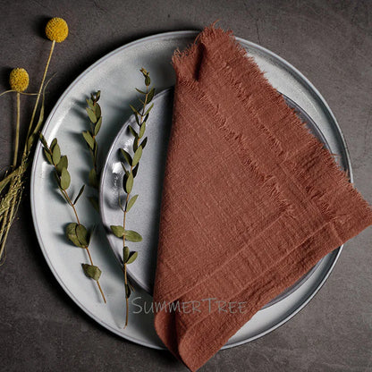 Terracotta Reusable Fabric Cotton Napkin 