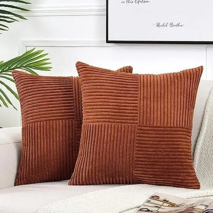 Boho Patchwork Soft Throw Pillow Cover