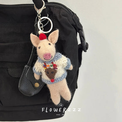 Wool Felt Animal Ornaments