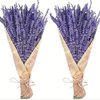 50/100Pcs Natural Dried Lavender Flower Bundles for Wedding Party Decoration Home Decor Aromatherapy DIY Crafts Gifts Photoshoot Props Boho Home