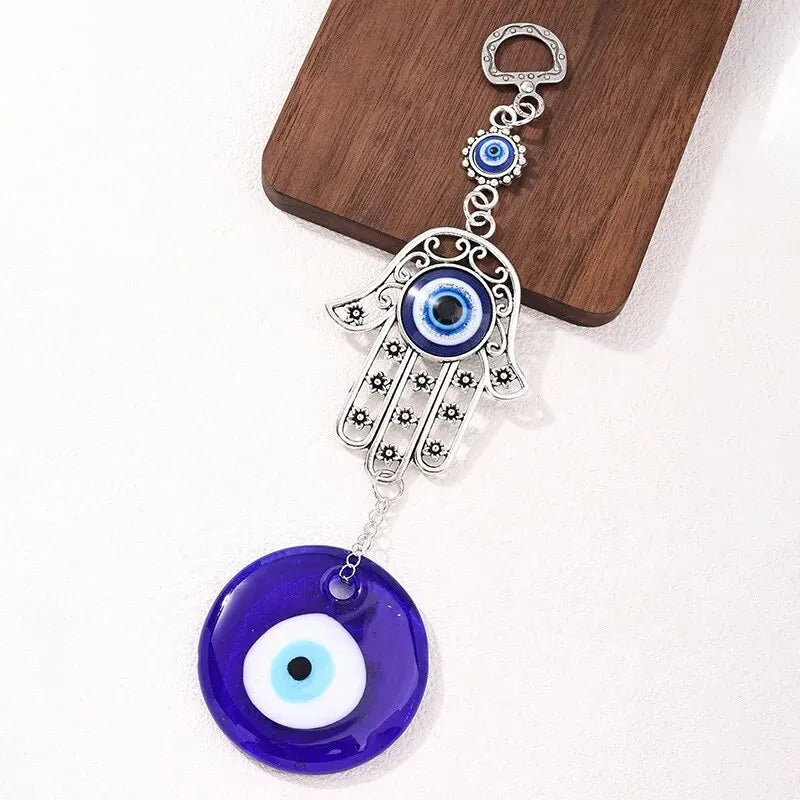 Hamsa Hand & Evil Eye Charm – Pendant & Boho Wall Art