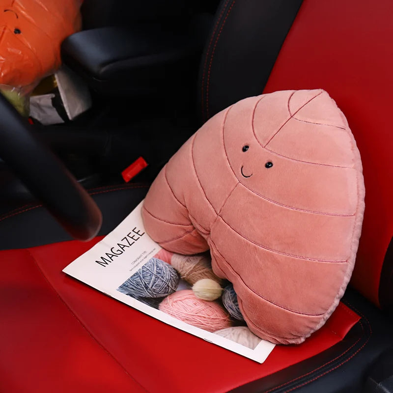 Plush Leaf Pillow – Soft Maple & Ginkgo Cushion Toy for Fall Home Decor & Gifts