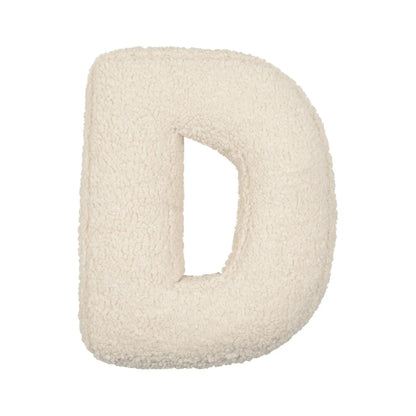Cozy Lambswool Alphabet Pillow – Plush 3D Letter Cushion for Nursery & Home Décor