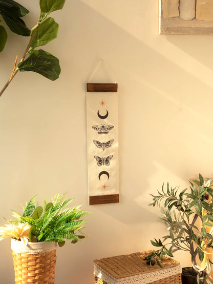 Moon Phase / Butterfly Tapestry Boho Home Decoration Wall Decor Fabric Wall Hanging Living Room Bedroom Decor Aesthetic Macrame Wall Hanging