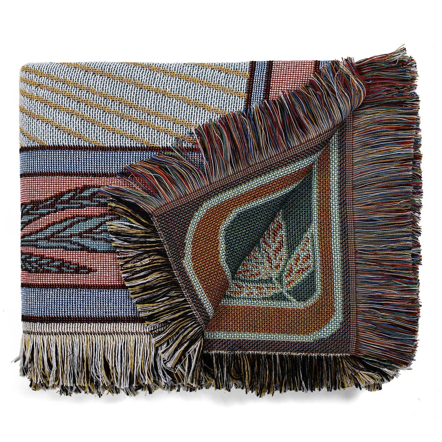 Tarot Tapestry Blanket – Boho Woven Throw for Sofa, Bed, Picnic & Travel