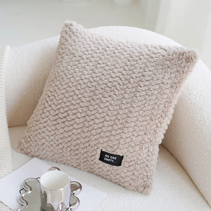 Animal Print Throw Pillow Cover – Light Luxury Embroidered Accent Cushion