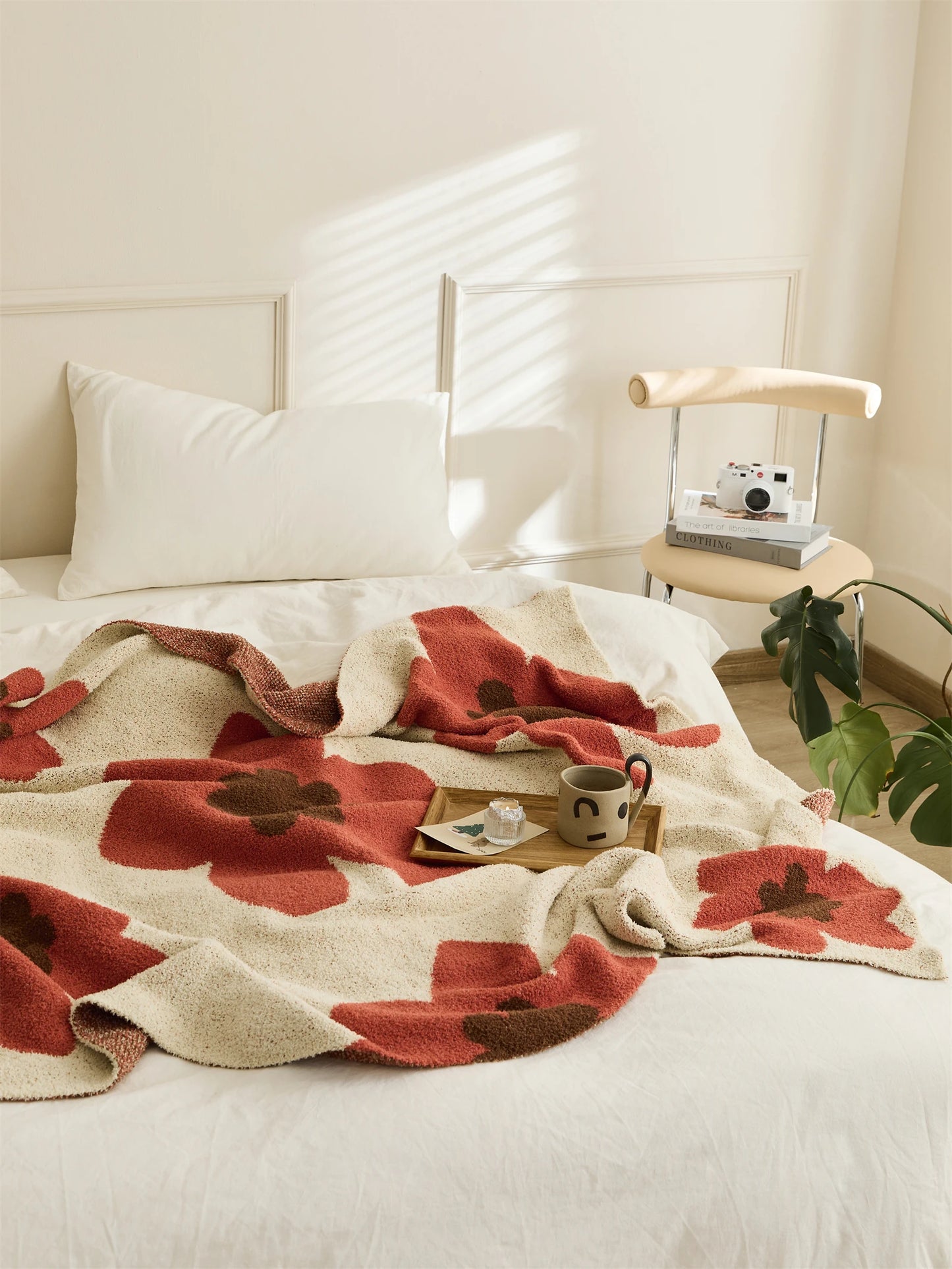 Super Soft Microfiber Floral Throw Blanket – Cozy & Stylish Boho Home Decor