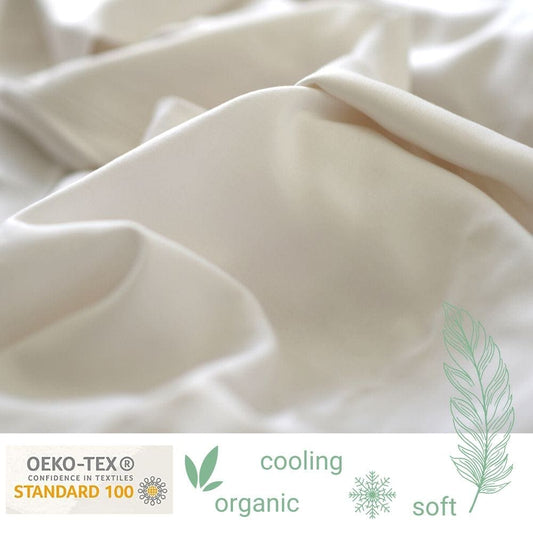 Organic bamboo bed sheets for sensitive skin | 18-inch deep pocket