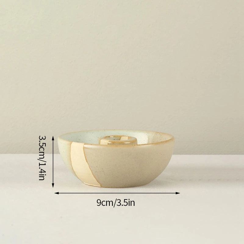 Ceramic Candlestick Nordic Candle Holder Home Decoration Boho Decor Clay Pottery