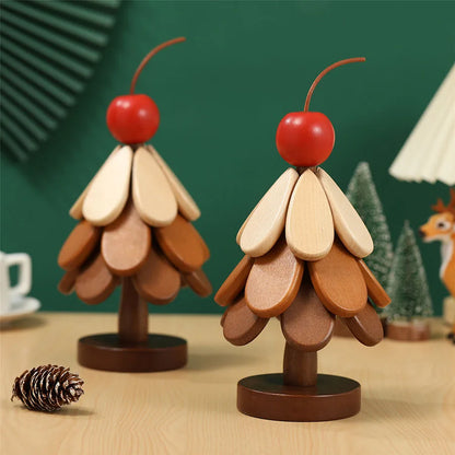 Tree Wooden Trivet Mats – Foldable Heat-Resistant Coasters