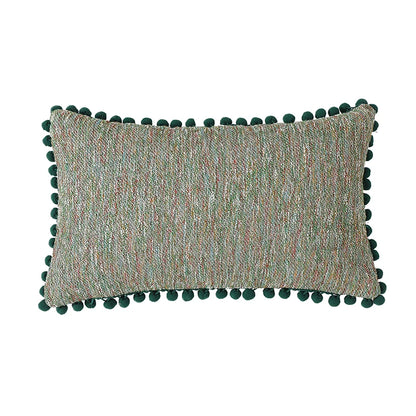 Boho Decorative Pillow Cover with Tassel Accents – 12" x 20"
