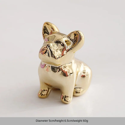 Ceramic Animal Jewelry Holder – Boho Home Decor Trinket Organizer - Rabbit