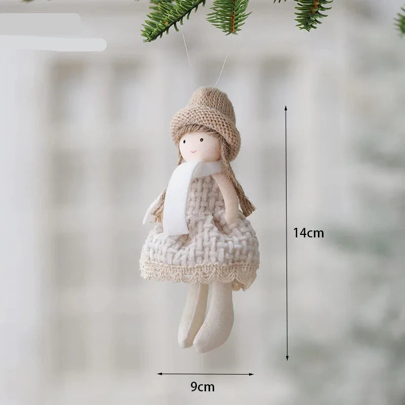 Plush Doll Christmas Ornaments