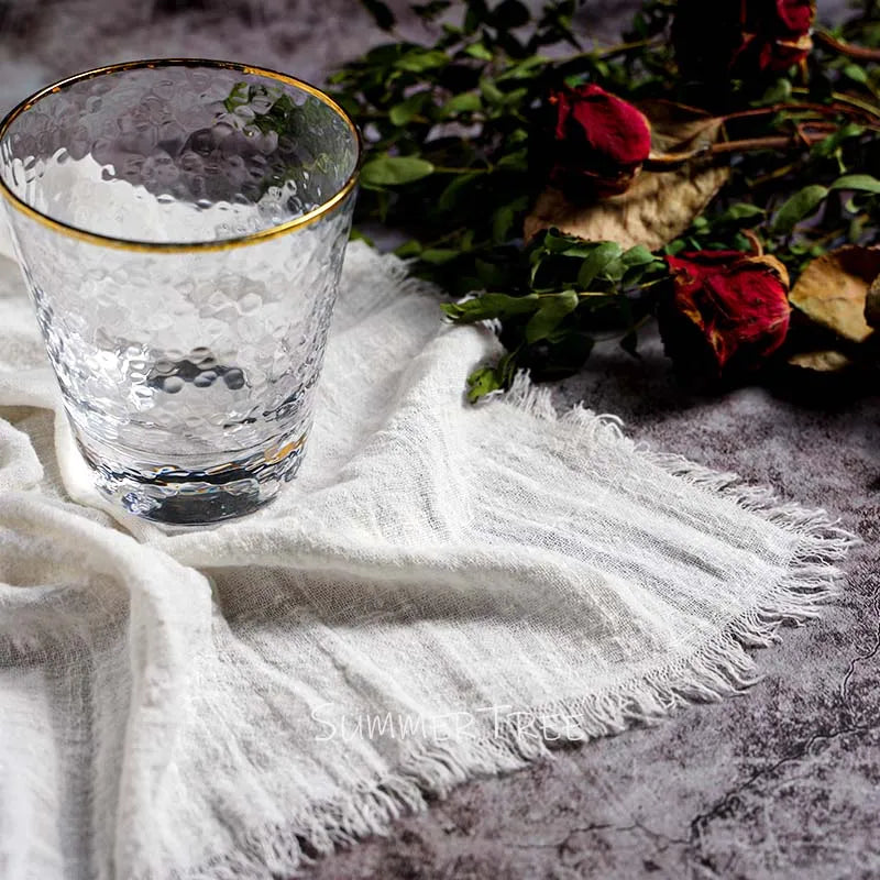 White Reusable Fabric Cotton Napkin 