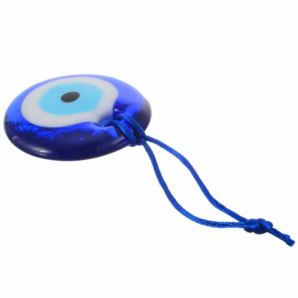 1PC Blue Glass Turkish Greek Evil Eye Charm Pendant Decoration Ornament Car Home Amulet Decor Boho