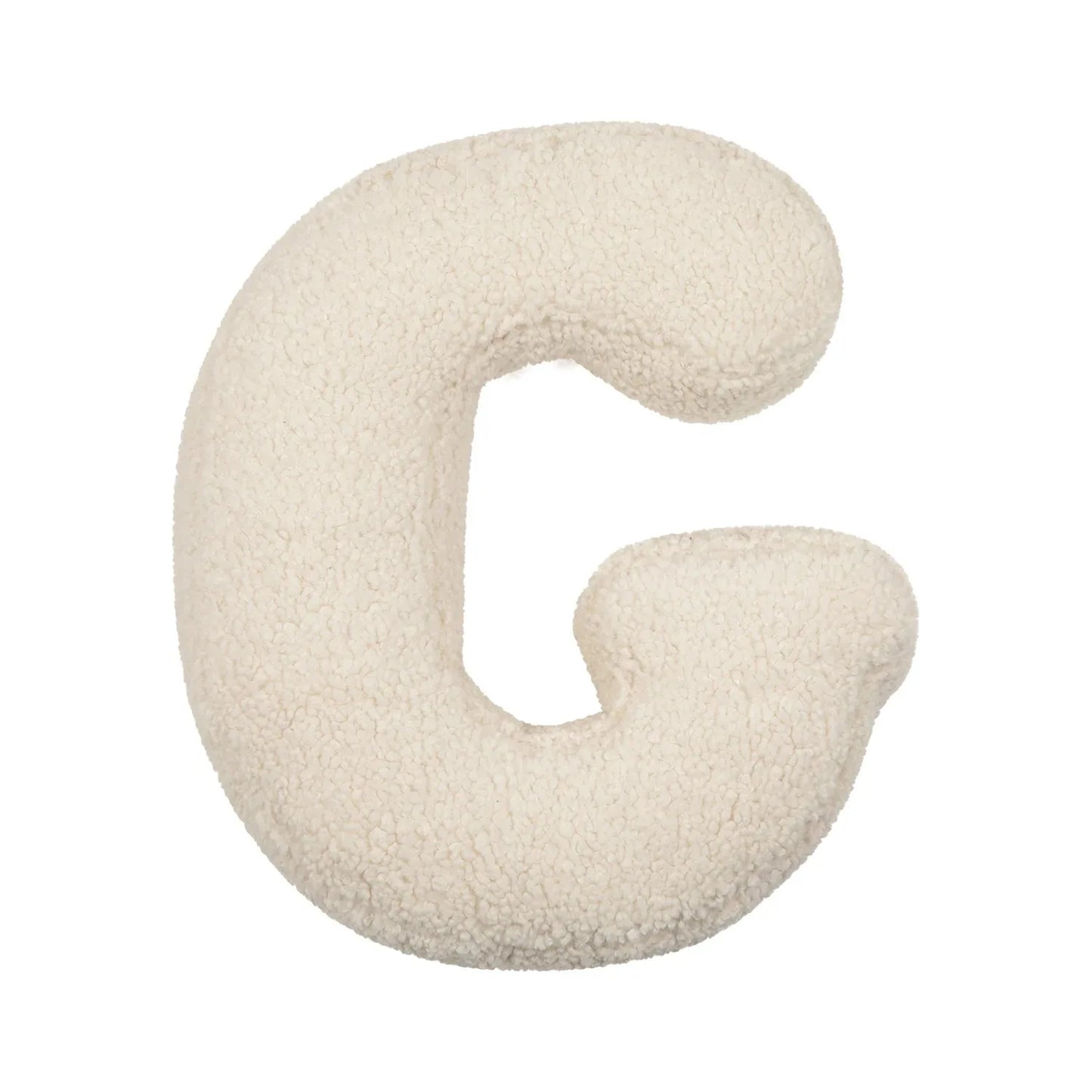 Cozy Lambswool Alphabet Pillow – Plush 3D Letter Cushion for Nursery & Home Décor