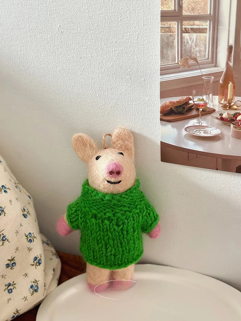 Wool Felt Animal Ornaments