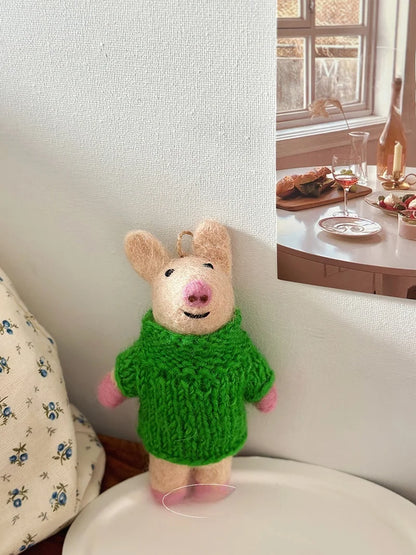 Wool Felt Animal Ornaments