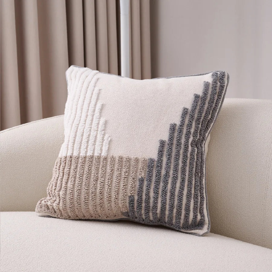 Bohemian Pillowcase Sofa Living Room Home Decoration Cotton Linen Pillow Cover Bed Tassel Cushion Cover