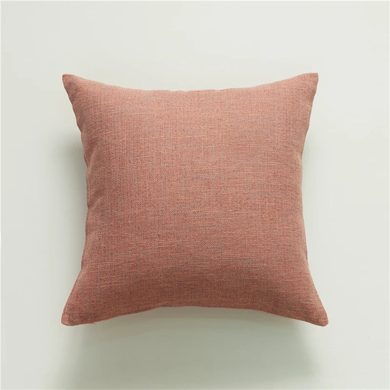 Linen Feel Tassel Pillow Cover – Cushion Cover for Sofa, Bed & Chair | Summer Boho Home Decor